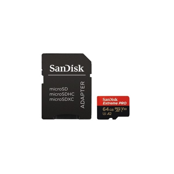 Carte Mémoire microSDXC SanDisk Extreme PRO 64 Go