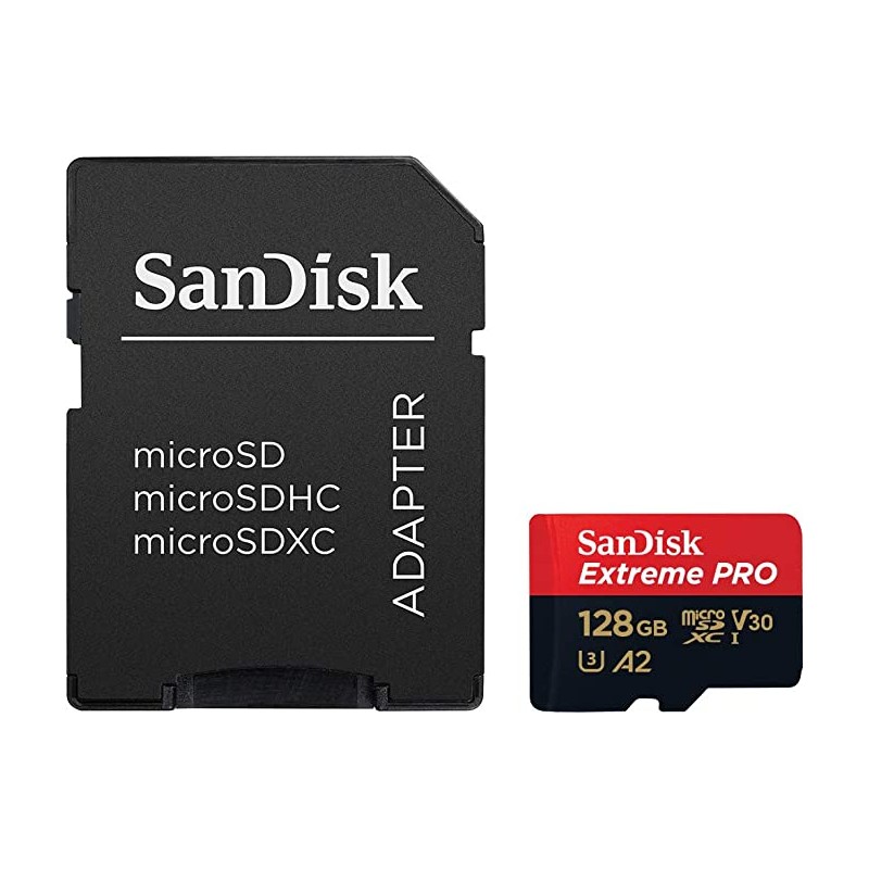 MicroSDX Extreme 128GB card