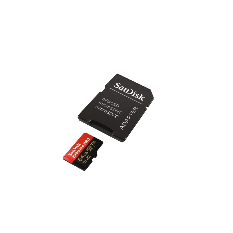 Carte Micro SDXC extreme Pro 64Go Classe 10 U3